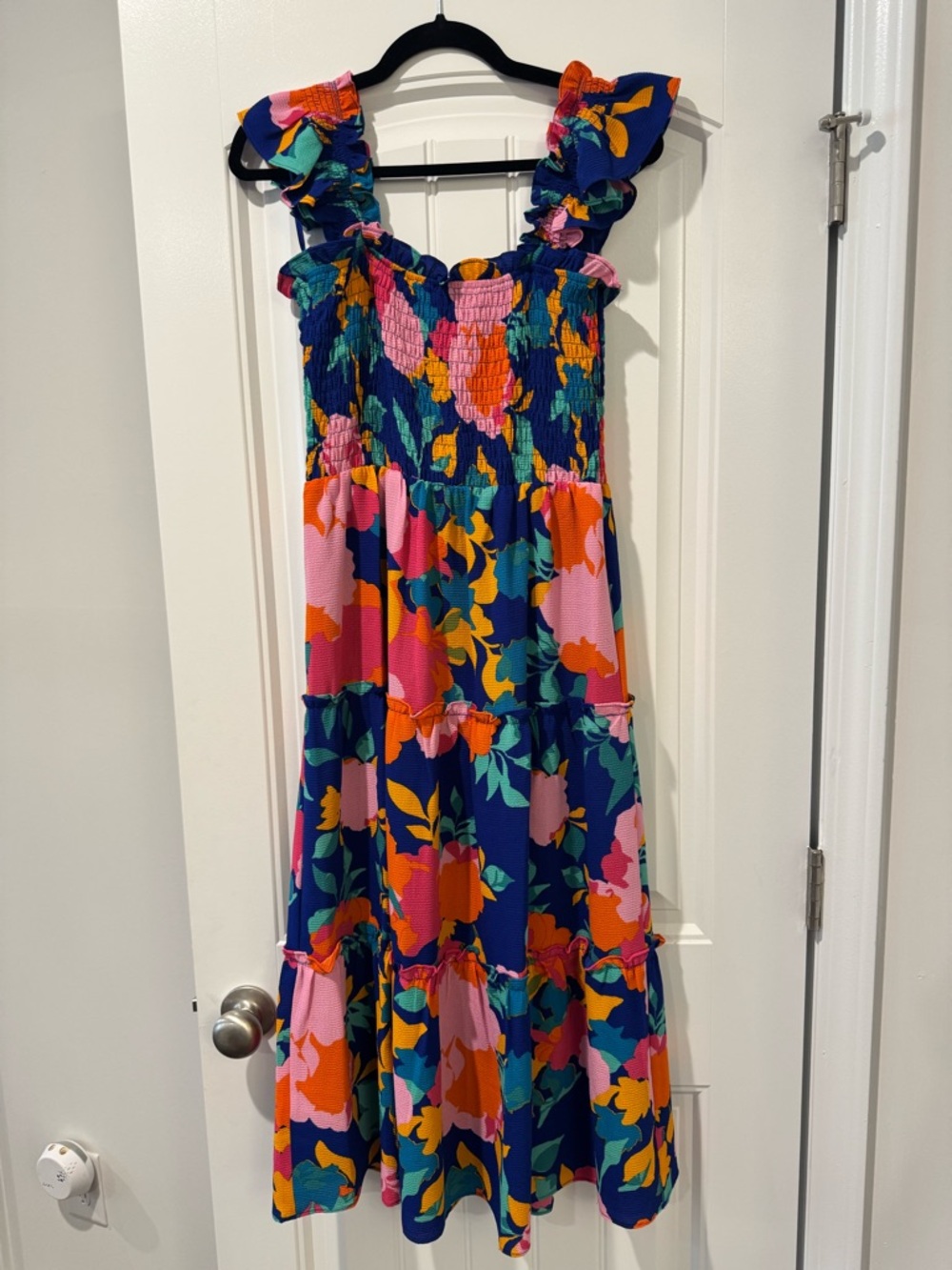 Sugarlips Floral Ruffle Maxi Dress